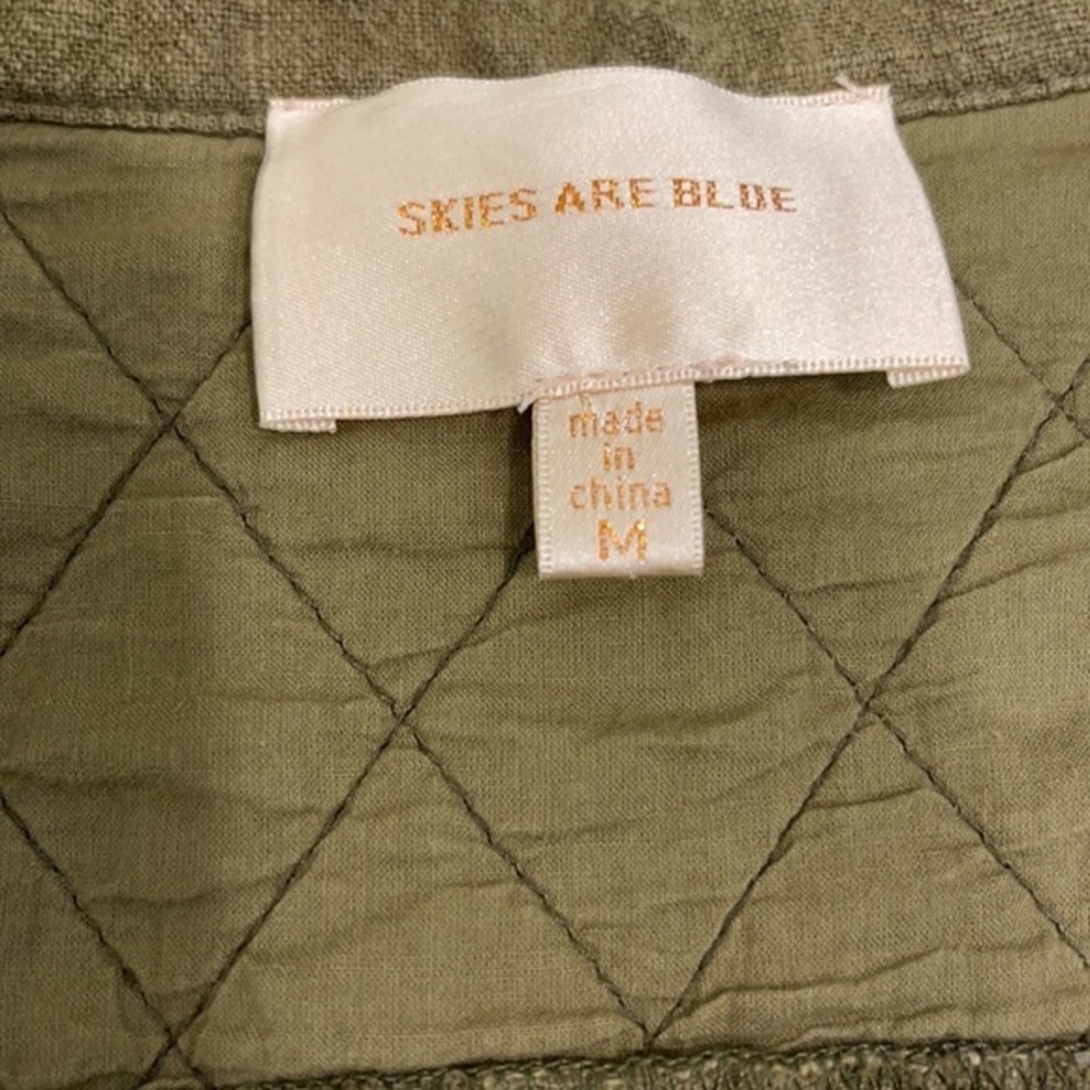 Skies are Blue olive green jacket - Picture 8 of 11